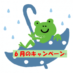 6月のキャンペーンはこちらをチェック！